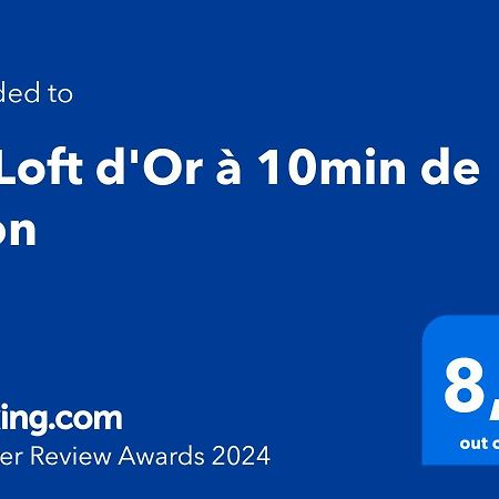 Le Loft D'Or A 10Min De Lyon Apartman Champagne-au-Mont-d'Or Kültér fotó